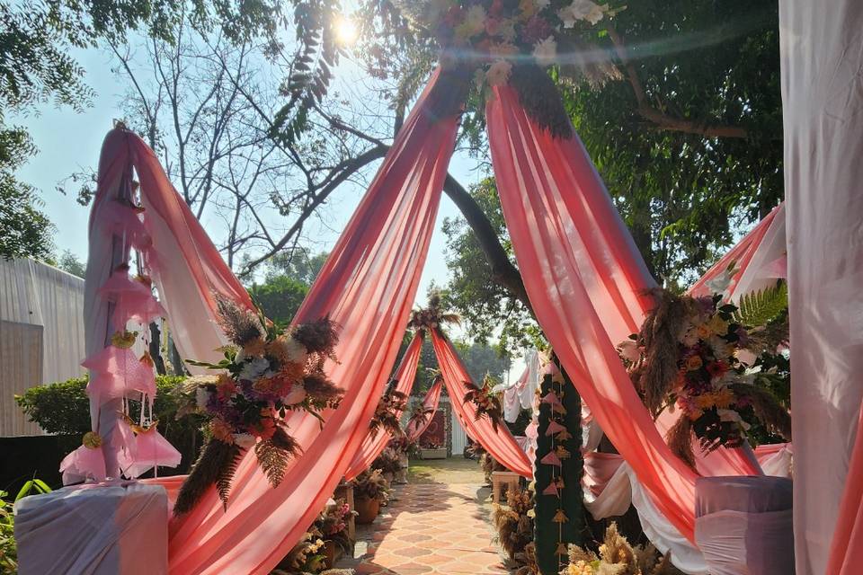 Day Wedding Pink Theme