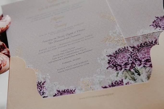 Designer Wedding Card