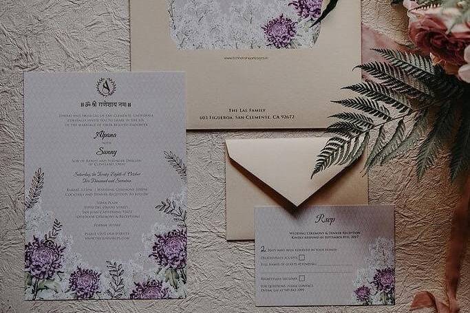 Designer Wedding Card