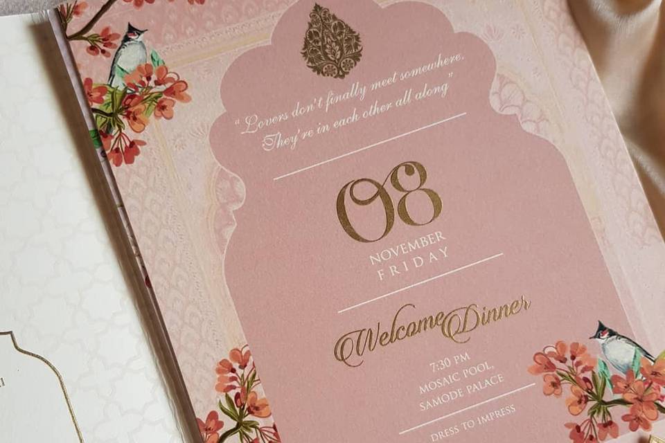 Designer Wedding Card