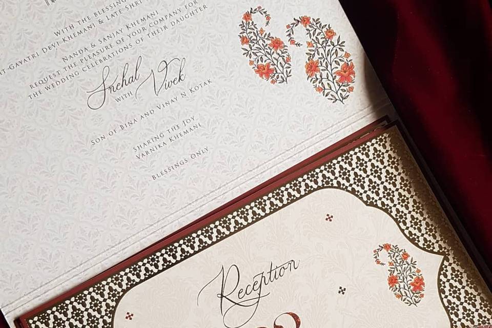 Designer Wedding Card