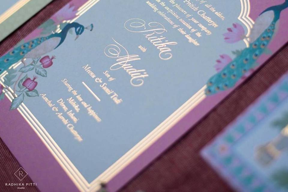 Designer Wedding Card