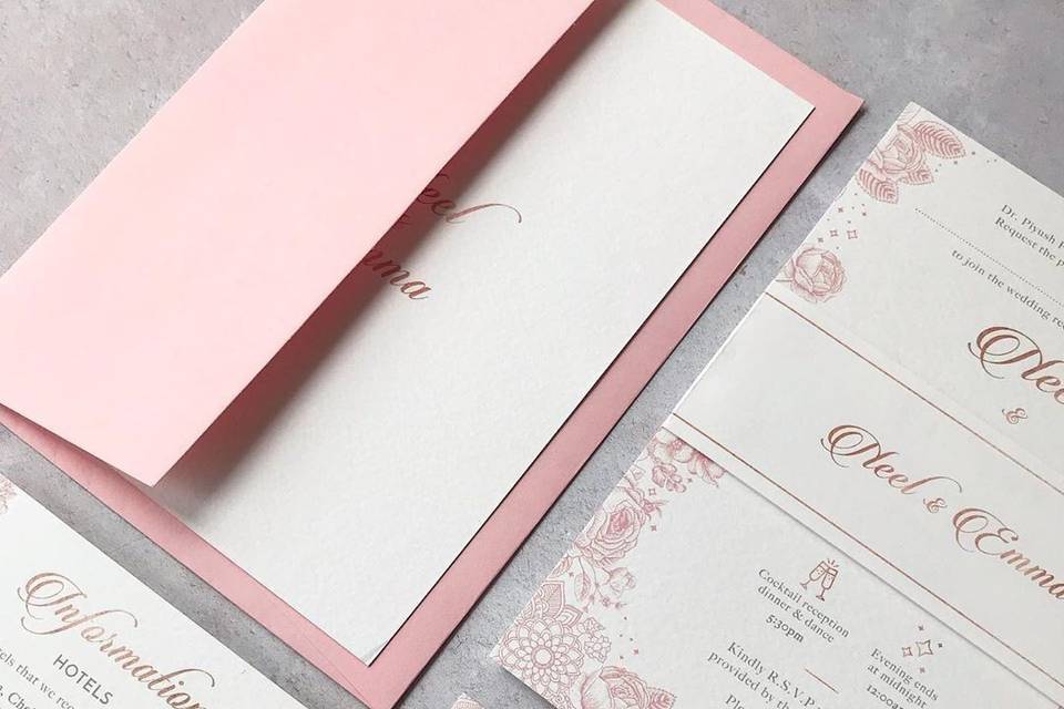 Designer Wedding Card