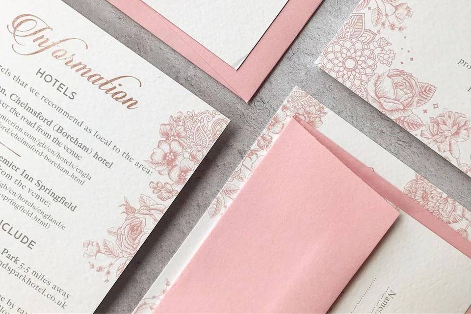 Designer Wedding Card