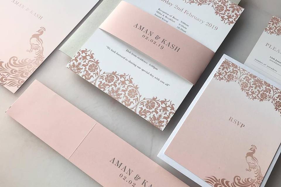 Designer Wedding Card