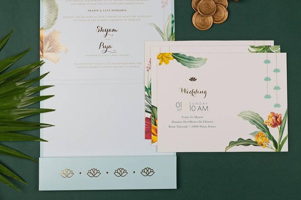 Designer Wedding Card