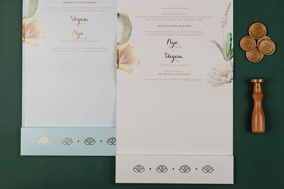 Designer Wedding Card