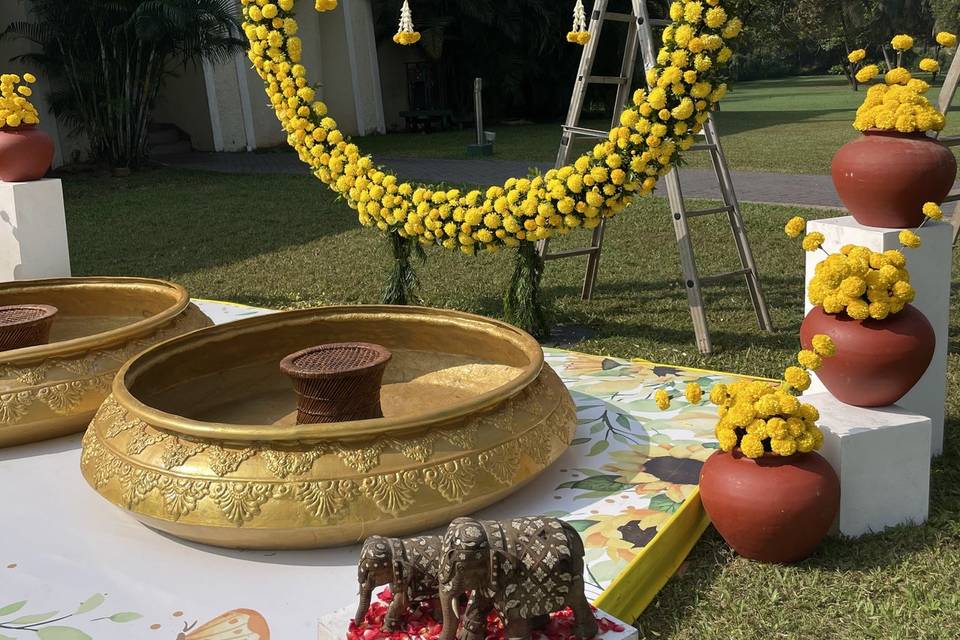 Haldi decor