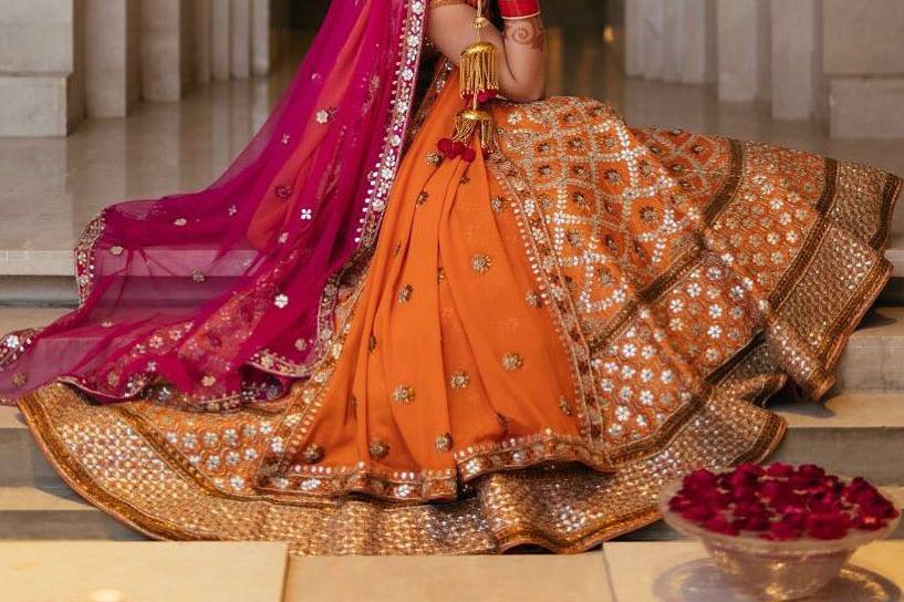 Bridal lehenga in lajpat nagar best sale