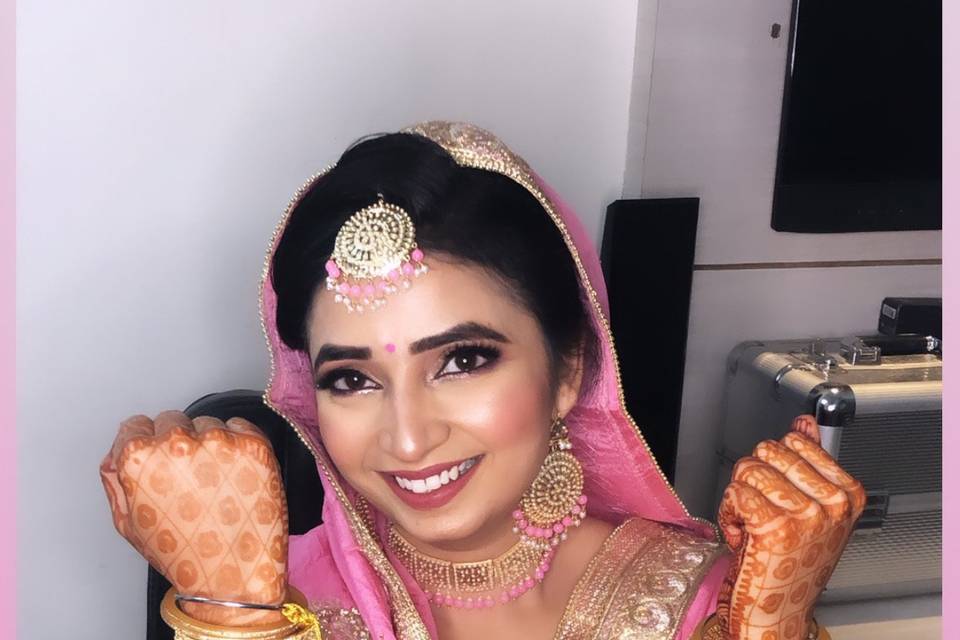 Anand karaj bridal makeup