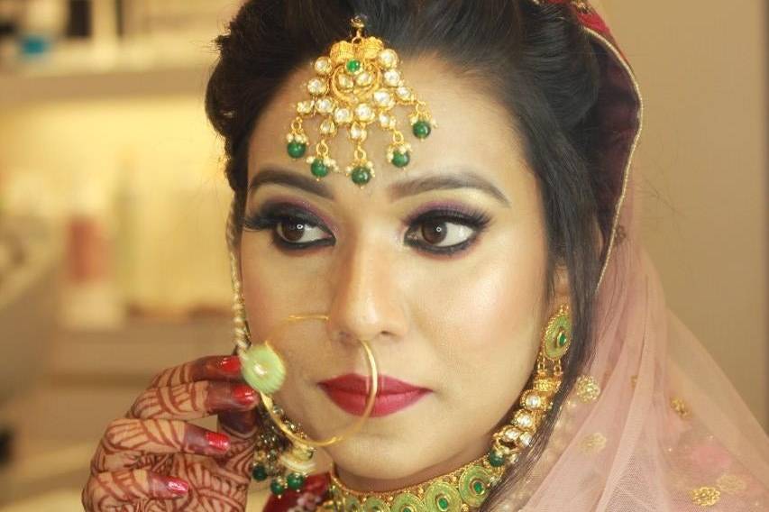 Bridal makeup