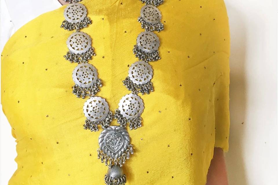 Mughal Silver Necklace