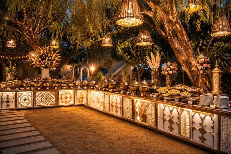 Catering setup