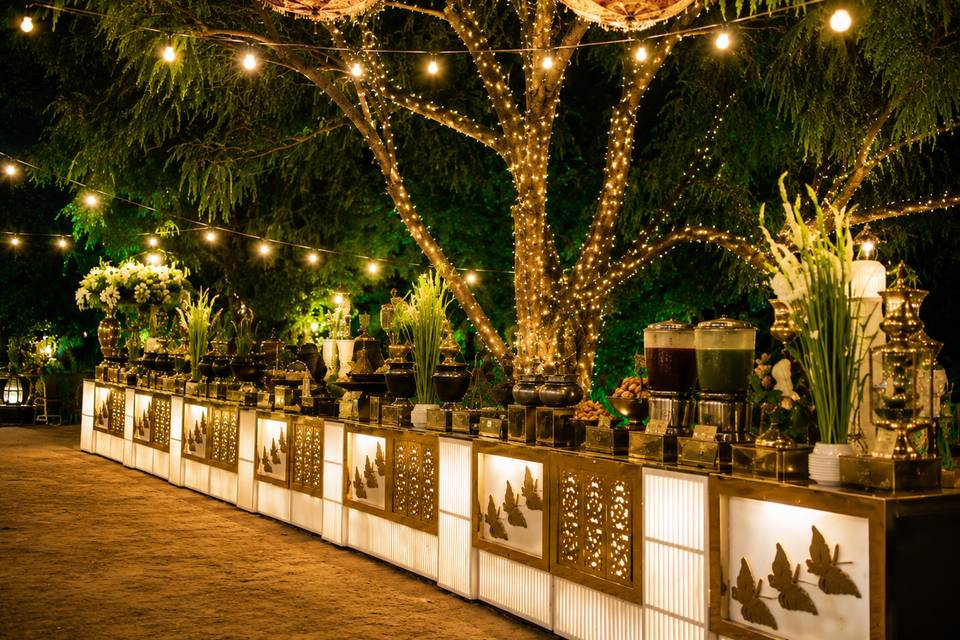 Catering setup