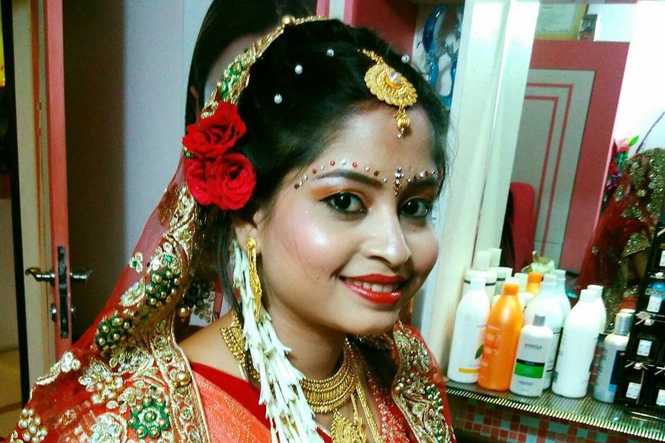 Bridal makeup