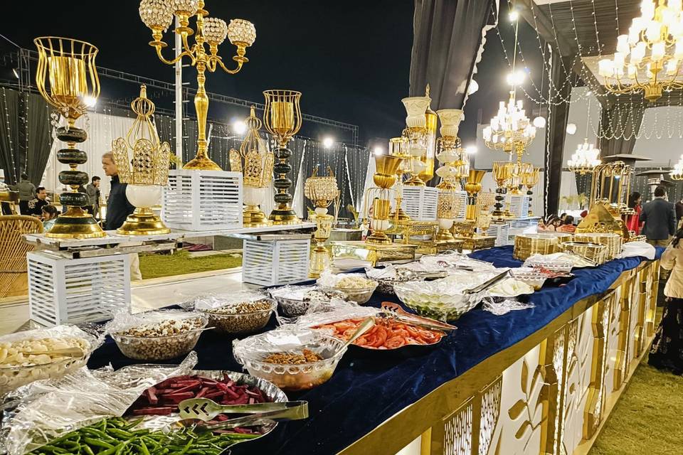 Catering setup