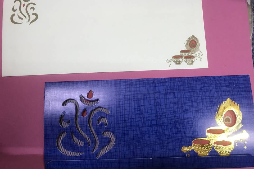 Wedding invitation card