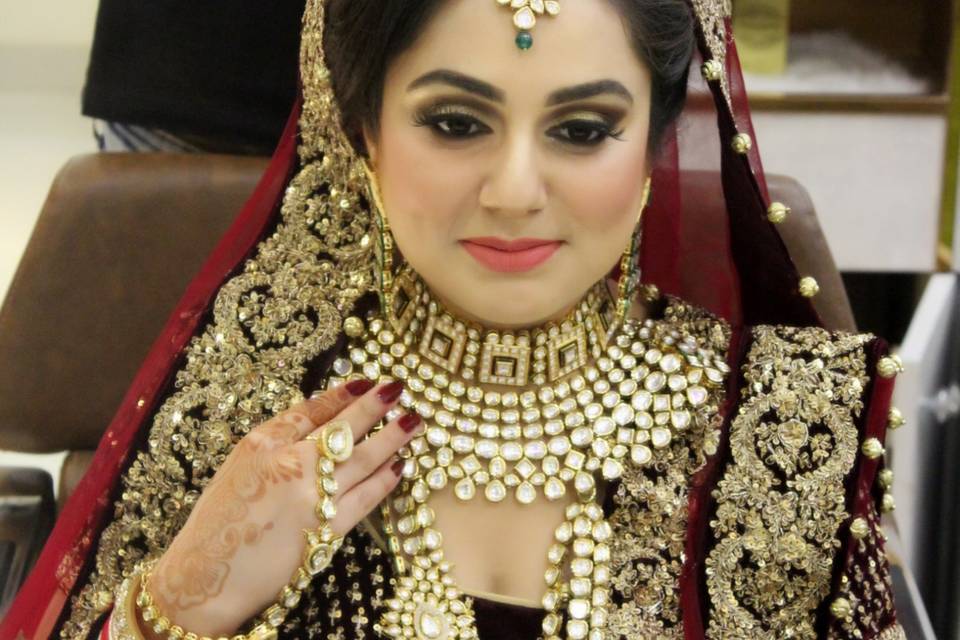 Bridal makeup