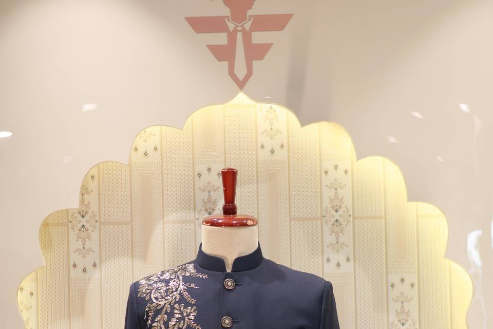 Bandhgala Suit Embroibery