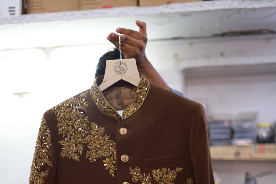 Bandgala Suit Embroibery