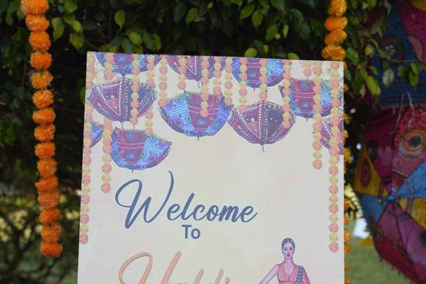 Welcome banner