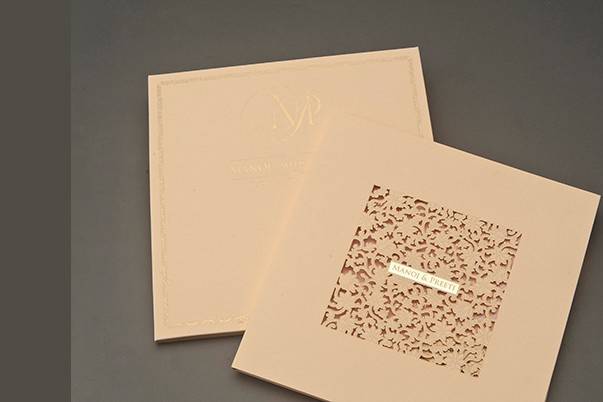 Laser-cut Wedding Invitations