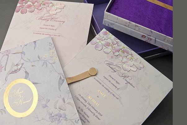 Modern Wedding Invitation Card