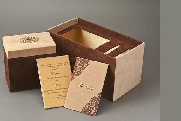 Boxed Wedding Invitation Cards