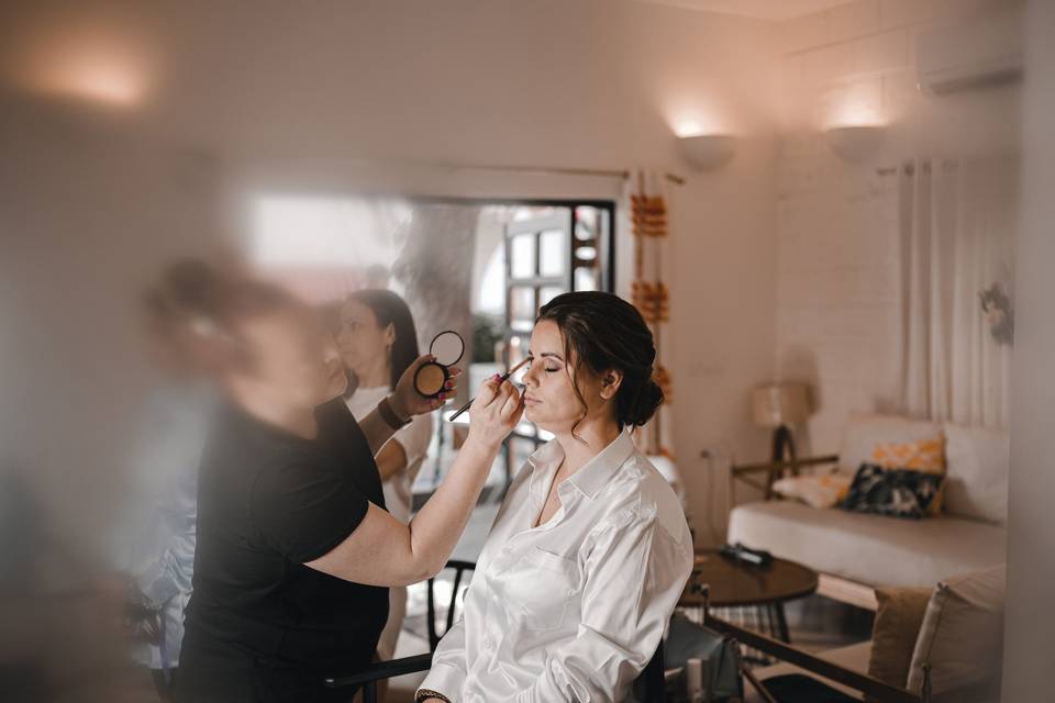 Bride makeup