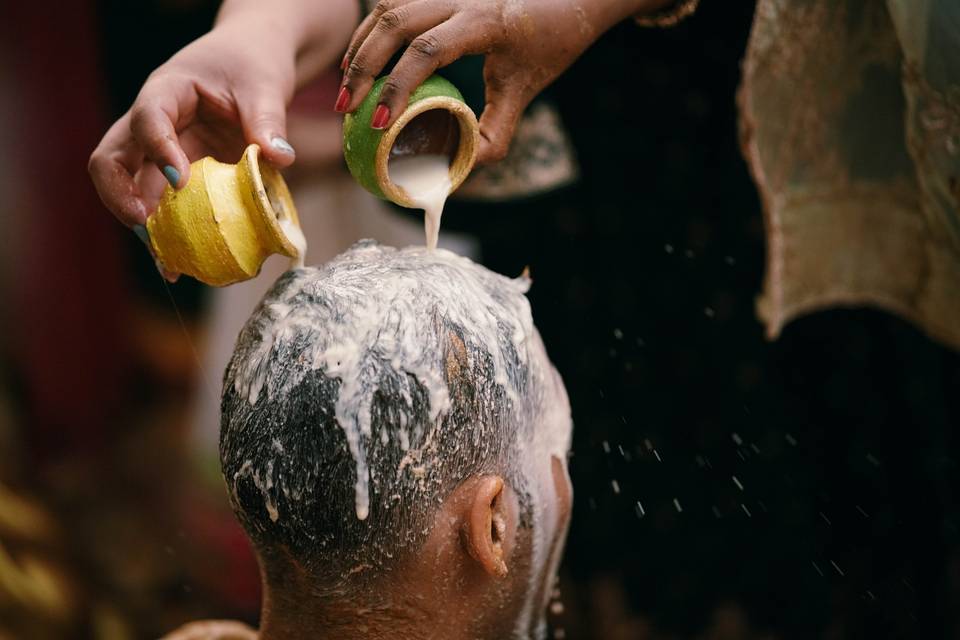 Groom haldi