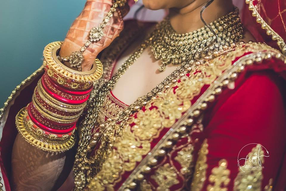 Bride Side Pose Portrait