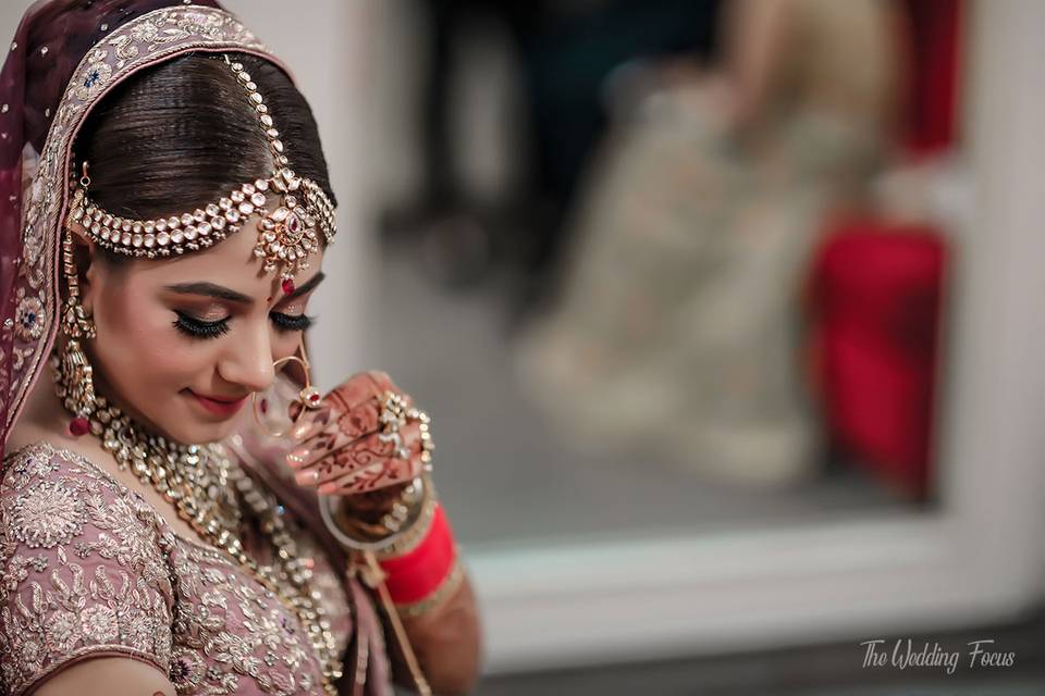 Beautiful indian bride portrai