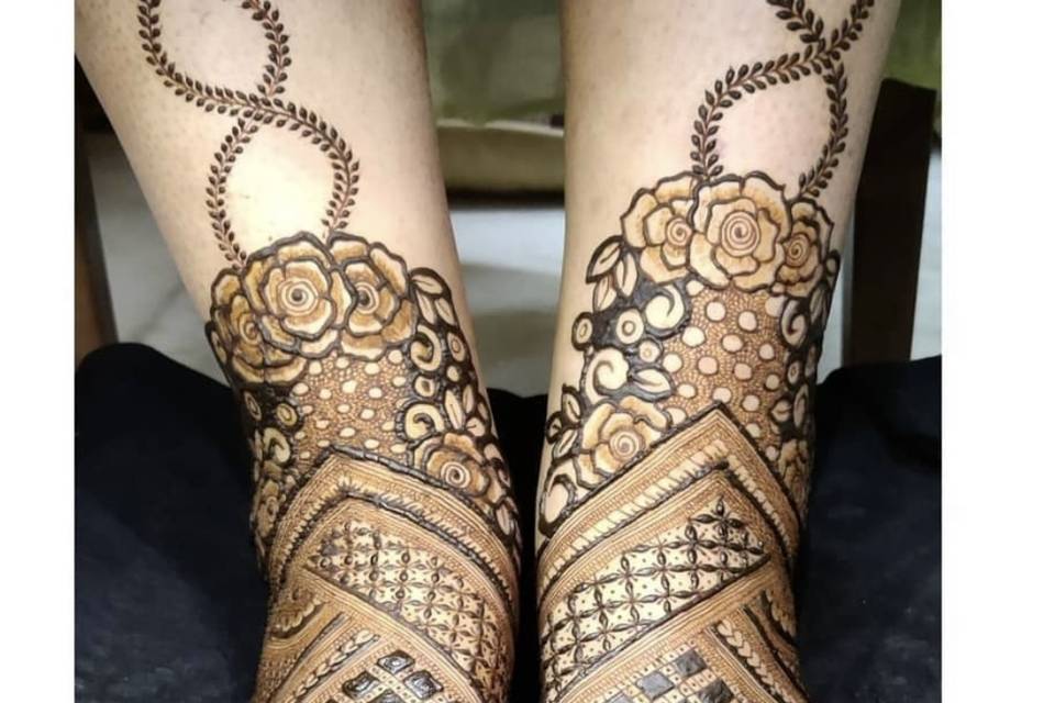 Feet mehndi