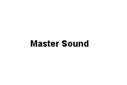 Master Sound