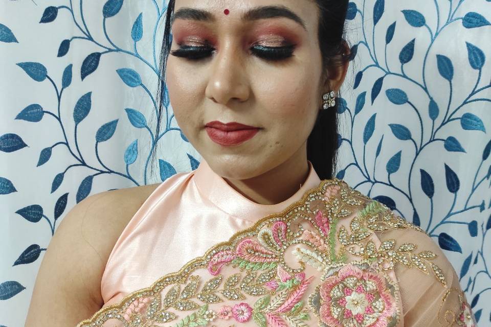Engagement party makeup for Cl