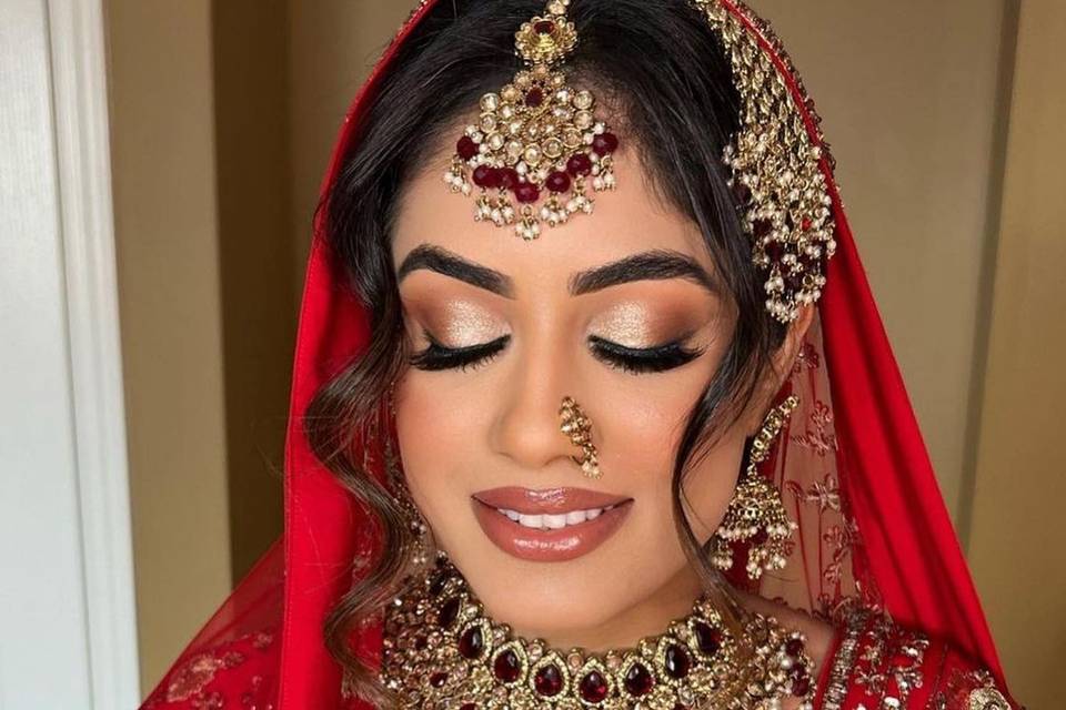 Bridal makeup