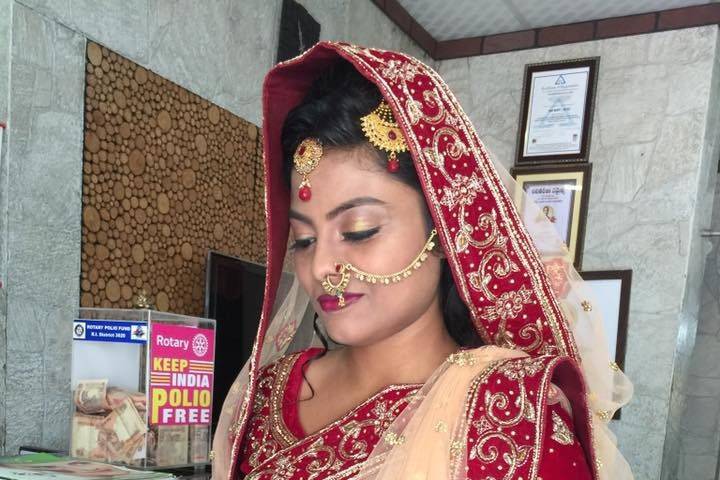 Bridal makeup