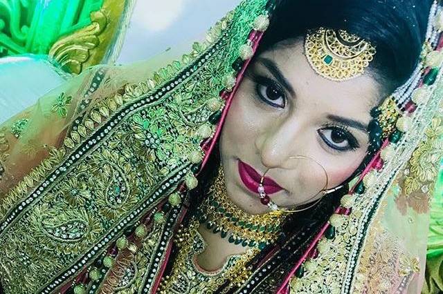 Bridal makeup