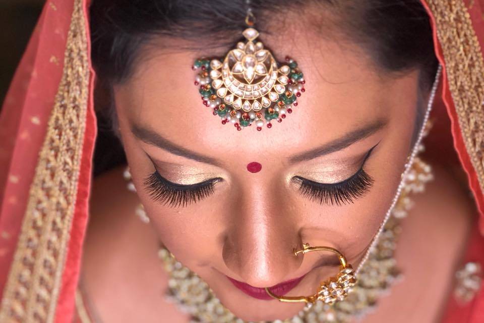 Bridal makeup