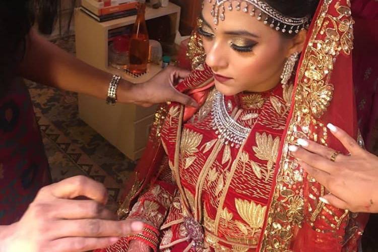 Bridal makeup