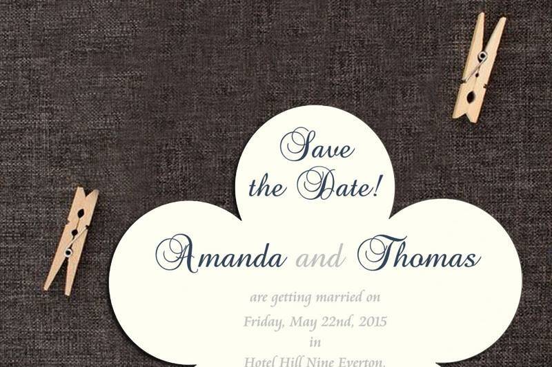 Wedding Save The Date Invite