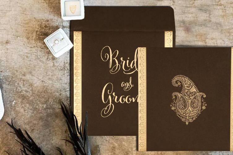 Designer Wedding invite