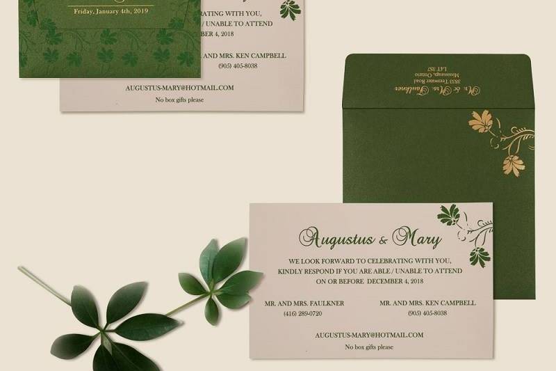 Wedding invite