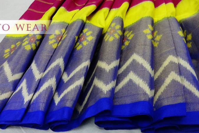 Pochampally Handloom Ikat Pure Silk Free Size Lehenga-DSIKPOLHSK121182 –  Weavesmart