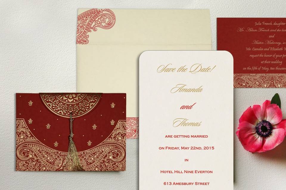 Hindu Wedding Card