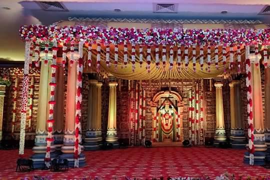 Marriage Mandapam Flower Decoration - Wedding Decorators in Pondicherry