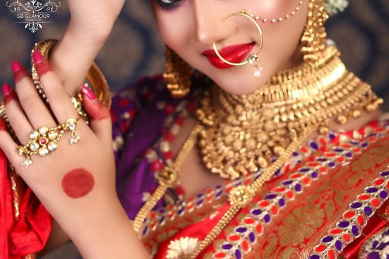 Bridal makeup