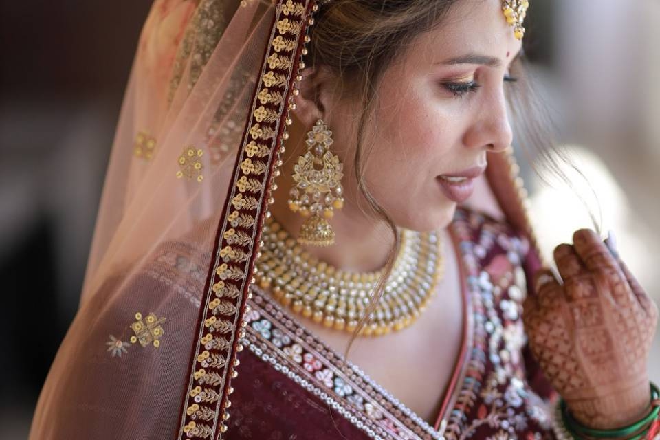 Punjabi wedding makeup