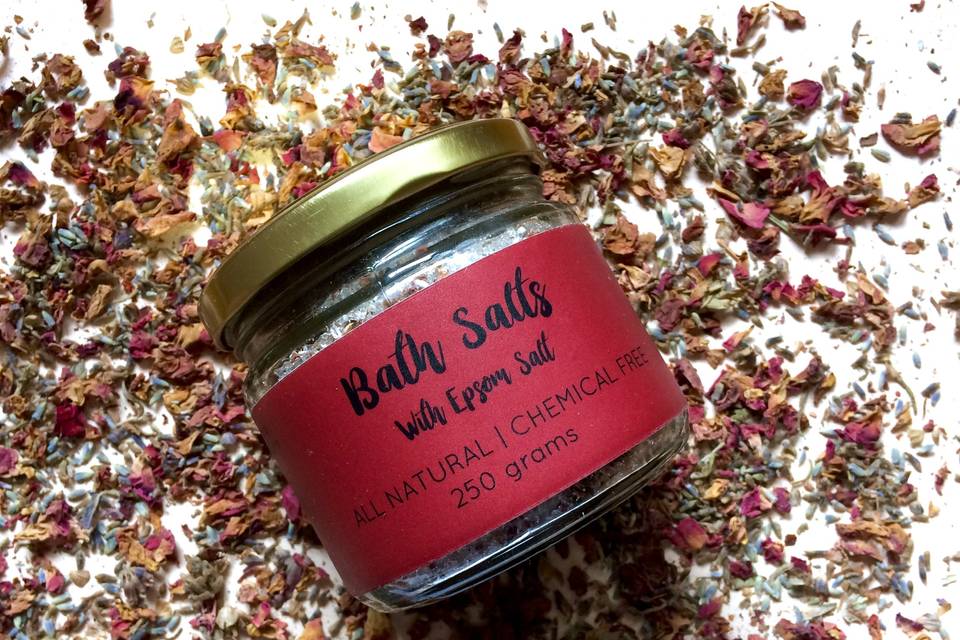 Rose Lavender Bath Salts