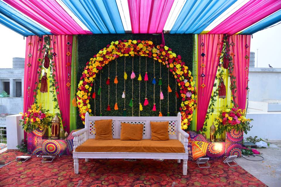 Mehendi decor